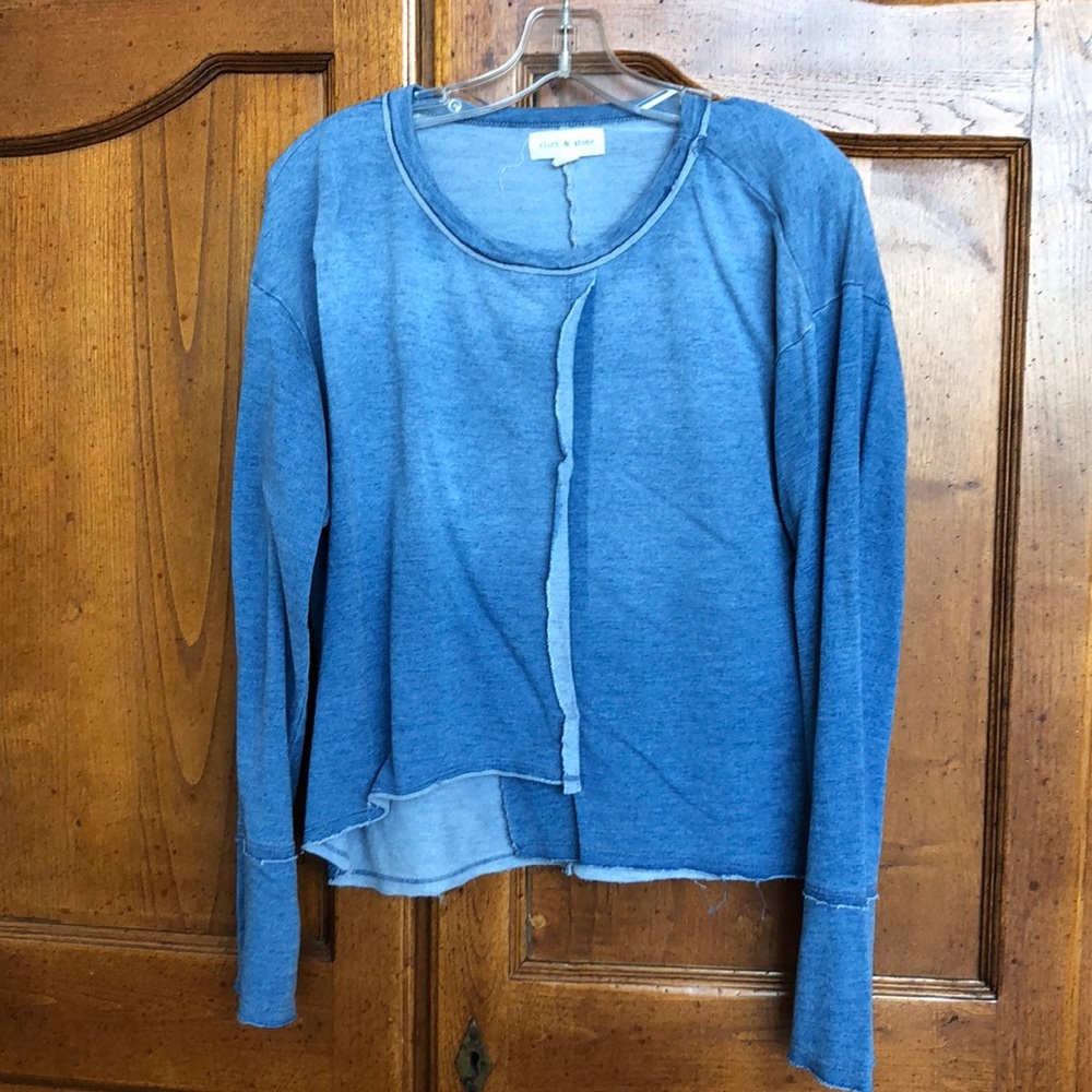 Cloth & Stone asymmetrical sweatshirt from Anthro
